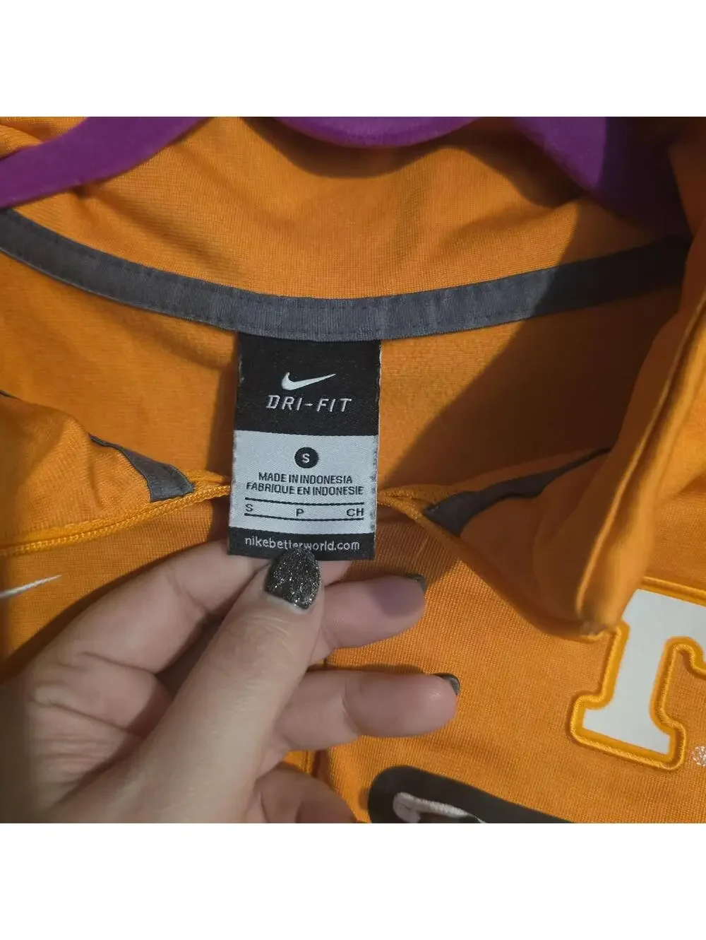 Nike Dri-FIT University of Tennessee Orange Quarter-Zip Pullover